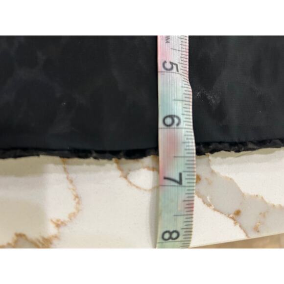 Velvet Burnout Scarf Black Women’s OS Wrap Winter Accessories Gothic Elegant - Picture 6 of 7